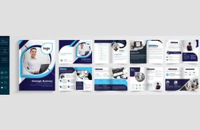 تصویر بروشور مدرن شرکتی – Corporate brochure design 