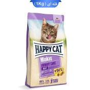 تصویر غذای خشک گربه بالغ هپی کت مدل Minkas Urinary Care طعم مرغ وزن ۱ کیلوگرم 