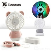 تصویر پنکه فانتزی بیسوس Baseus Dharma bear / Rabbit mini Fan طراحی قاب حمل 