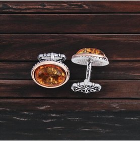 تصویر دکمه سردست مردانه | SilverPlus KG2625 