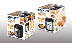 تصویر سرخ کن بدون روغن 5.3 لیتری نیولند مدلFryer without oil NEWLAND NL-2920BS 