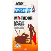 تصویر کاندوم ناچ کدکس (Nach Kodex) مدل Matador بسته 12 عددی بهداشت جنسی