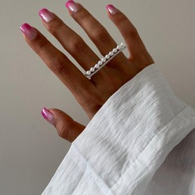 تصویر انگشتر زنانه Linear pearl 