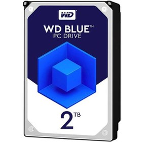 تصویر هارد دو ترابایت آبی وسترن دیجیتال هارد دیسک اینترنال آبی 2 ترابایت مدل WD20EZRZ