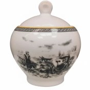 تصویر قندان ویلیج چینی زرین ایتالیا اف 