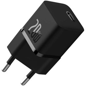 تصویر شارژر دیواری بیسوس مدل GaN5 CCGN050101 20W Baseus GaN5 CCGN050101 20W EU Wall Charger