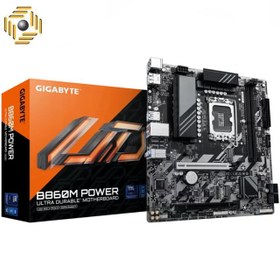 تصویر مادربرد گیگابایت B860M POWER DDR5 Gigabyte B860M POWER DDR5 (rev. 1.x) LGA1851 Micro ATX Motherboard