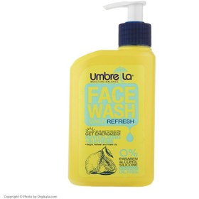 تصویر ژل شستشو صورت آمبرلا حاوی اسانس لیمو حجم 310 میل Umbrela Face Wash Daily Refresh Get Energized 310 ml