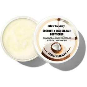 تصویر اسکراب عصاره نارگیل به همراه نمک دریا coconut and dead sea salt body