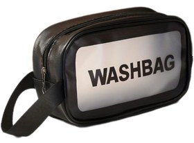 تصویر واش بگ مسافرتی مشکی سایز متوسط Wash Bag