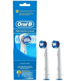 تصویر سرهای برس جایگزین ۲ عددی چند رنگ برند oral-b Replacement Brush Heads 2 Pieces Multicolour