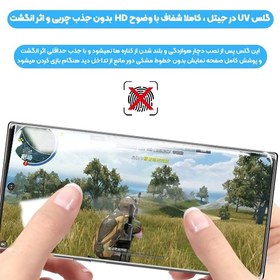 تصویر گلس تمام صفحه یو وی S22 Plus 