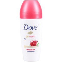 تصویر مام رولی زنانه داو مدل GO FRESH رایحه انار حجم ۵۰ میل ۴۸ ساعته 