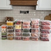 تصویر پک ۳۰عددی ظروف نظم دهنده فریزر 