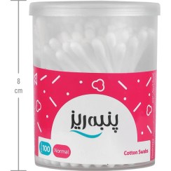 تصویر گوش پاک کن کودک پنبه ریز 100 عددی 