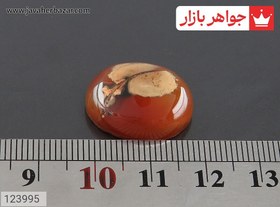 تصویر نگین عقیق باباقوری کد 123995 