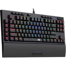تصویر کیبورد مخصوص بازی ردراگون مدل K588 ا Redragon K588 Gaming Keyboard Redragon K588 Gaming Keyboard