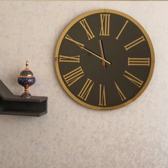 تصویر ساعت دیواری آینه ای تارا دکور مدل دلسا 