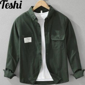 تصویر پیراهن کتان ضخیم 