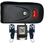 تصویر قفل برقی کله گاوی مدل ۲ ریموت و رسیور صنعتی با ۵ کلید 