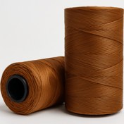 تصویر نخ بافت موم دار دوراک ترکیه قهوه‌ای عسلی کد 18606 سایز 1 