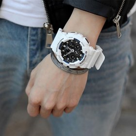 تصویر ساعت مچی عقربه ای مردانه کاسیو جی شاک GA-100B-7ADR Casio G-Shock 100B-7ADR