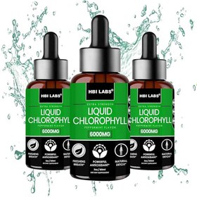 تصویر کلروفیل مایع 30 میل مکمل طبیعی با خواص انتی اکسیدانی و سم زدایی NOW brand liquid chlorophyll volume 30mg