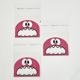 تصویر پلاستیک بسته بندی مدل هیولا 10×10 بسته 50عددی - آبی 