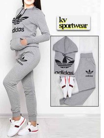 تصویر سویشرت شلوار نخ پنبه زنانه adidas کد 002 adidas womens cotton sweatshirt Code 002