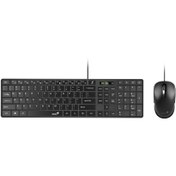 تصویر کیبورد و موس جنیوس Slimstar C126 Genius Slimstar C126 Keyboard and Mouse