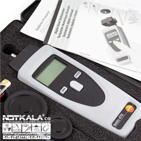 تصویر تاکومتر لیزری مکانیکی تستو TESTO 470 testo 470 Tachometer kit