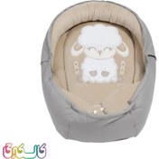 تصویر آغوشی سوئیسی کارترز گلدوزی طرح‌دار سیسمونی مانی نی - ببعی Carter's Turkey Footed Swaddle Blanket