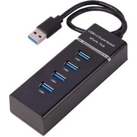 تصویر هابUSB 3.0 * 4 port Hub(30cm) 