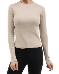 تصویر بلوز زنانه کرم سرژه Serge کد 203513 