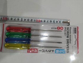 تصویر پیچ گوشتی ست 4عددی باریک 