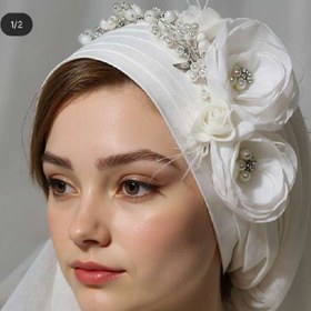 تصویر توربان مجلسی سفید 