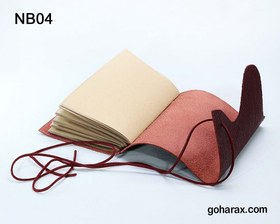 تصویر دفتر چرم دست ساز 