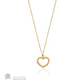 تصویر گردنبند طلا طرح قلب کد LN840 