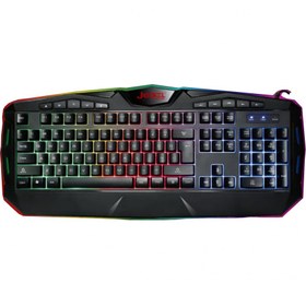 تصویر کیبورد گیمینگ RGB جدل K502 JEDEL K502 Gaming RGB Keyboard