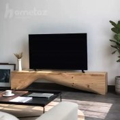 تصویر میز تلویزیون روستیک مدل HT1861 با چوب گردو 