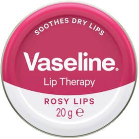 تصویر کرم نرم کننده لب وازلین مدل آلوئه‌ورا حجم 20 میل Vaseline Aloevera Lip Therapy 20 Gr