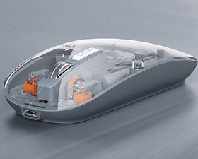 تصویر موس بی سیم Recci مدل RCS-M01 Recci Space Capsule Wireless Mouse TRI-DPI RCS-M01