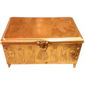 تصویر جا جواهراتی مسی با طرح هخامنشی 