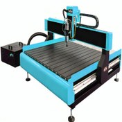 تصویر دستگاه سی ان سی رو میزی چوب 