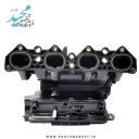 تصویر منیفولد هوای بنزینی موتور TU5 (دریچه گاز مکانیکی 3 پیچ) کروز (CR39060101) Gasoline air manifold for TU5 engine (mechanical gas valve 3 screws)