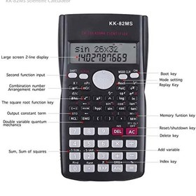 تصویر ماشین حساب مهندسی کنکو مدل KK-82MS Kenko Engineering Calculator Model KK-82MS