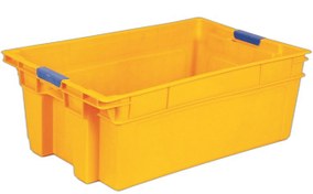 تصویر جعبه صنعتی 700 و یا سبد پلاستیکی حمل ماهی میگو Industrial box 700 or plastic basket for transporting shrimp