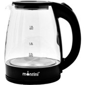 تصویر پخش کتری برقی 1.8 لیتری پیرکسی مونتینی مدل NOTE-12 تک و عمده کد Z211 