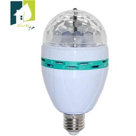 تصویر لامپ رقص نور Soltane Rise KT-W998 3W E27 LED 3W LED Full Color Rotating lamp