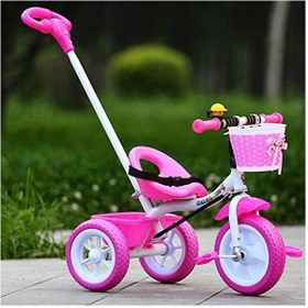 تصویر سه چرخه و اسکوتر سه چرخ برای کودکان برند cool baby Kids 3 Wheel Bike Scooter Tricycle